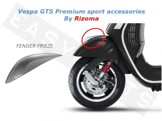 Frontschutzblech Vespa GTS Aluminum (von Rizoma)